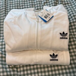 Men’s Superstar Jacket & Pant Set BRAND NEW White and Black 2XL